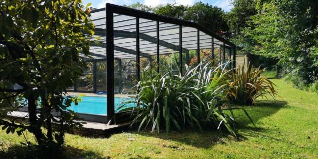 Chalet Des Fees - Piscine Crozon Esterno foto