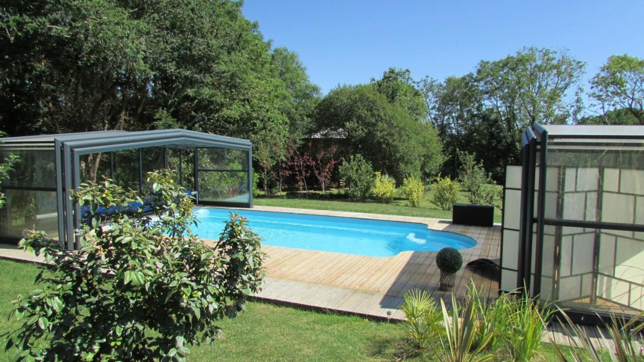 Chalet Des Fees - Piscine Crozon Esterno foto